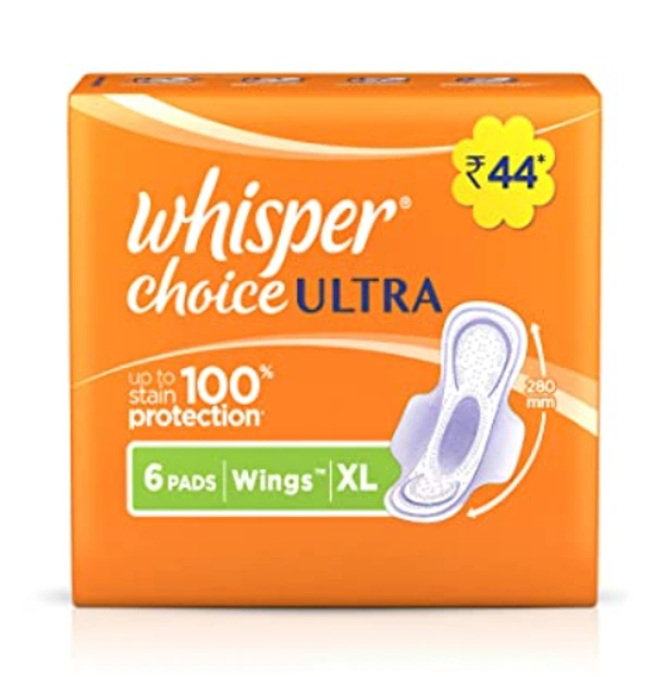 Whisper Choice Ultra sanitary Pad XL